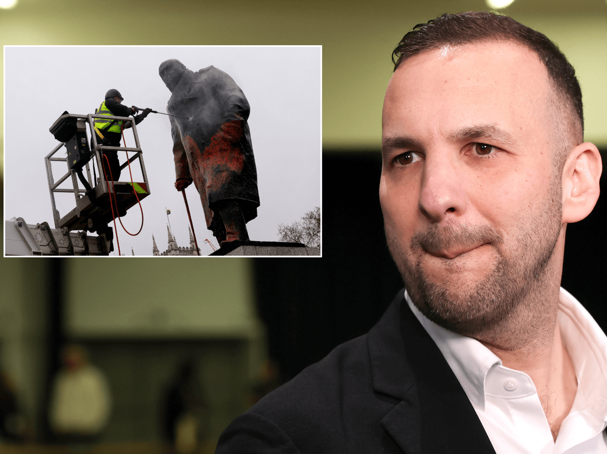 Zack Polanski refuses to condemn 'appalling desecration' of Winston Churchill statue