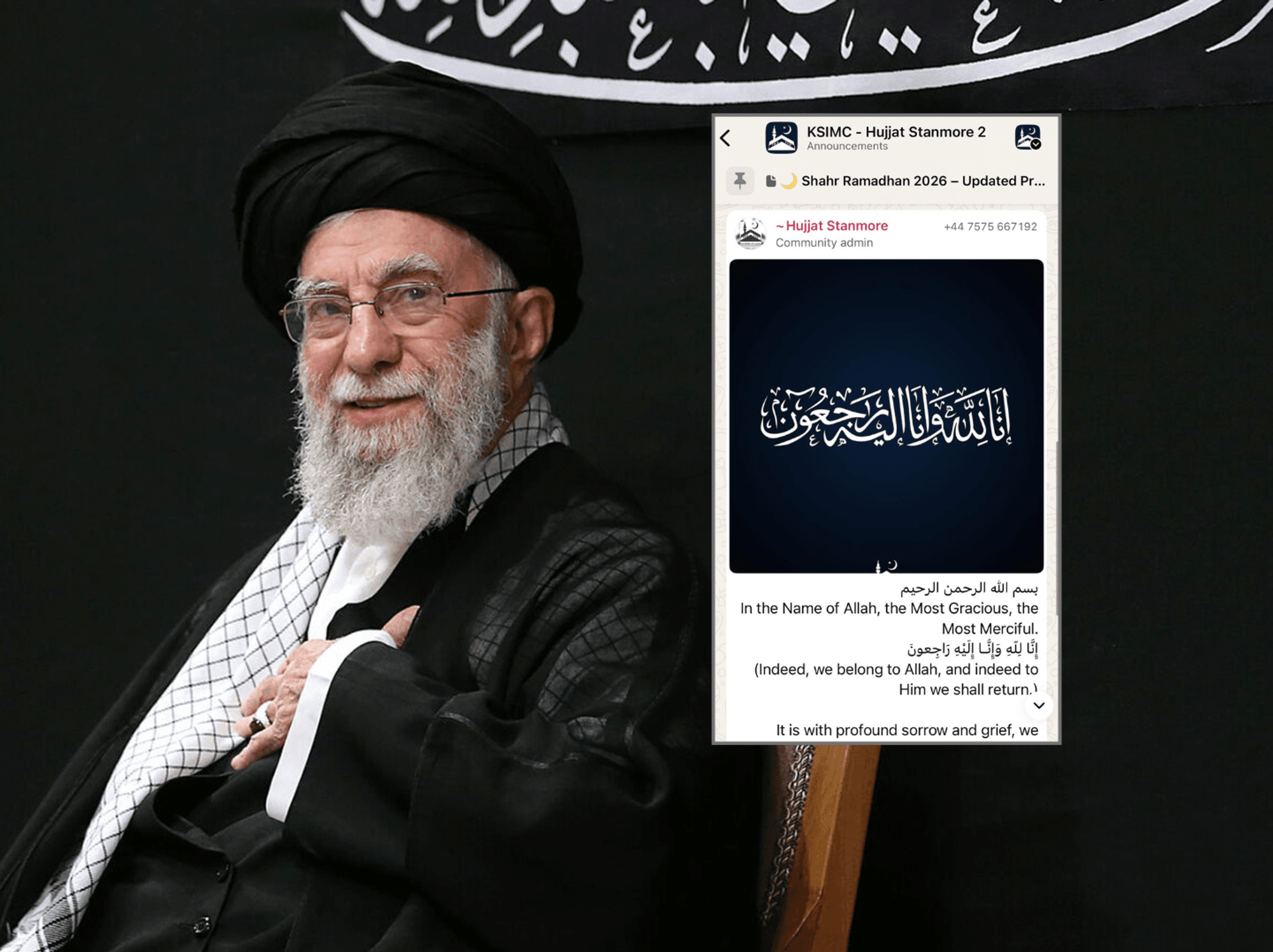 British Muslim charity issues ‘heartfelt condolences’ to slain Iranian Supreme Leader amid plans ...