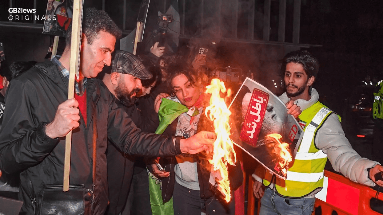 WATCH: Clashes ERUPT at Ayatollah vigil in Manchester as pro-Tehran and anti-regime protesters face off