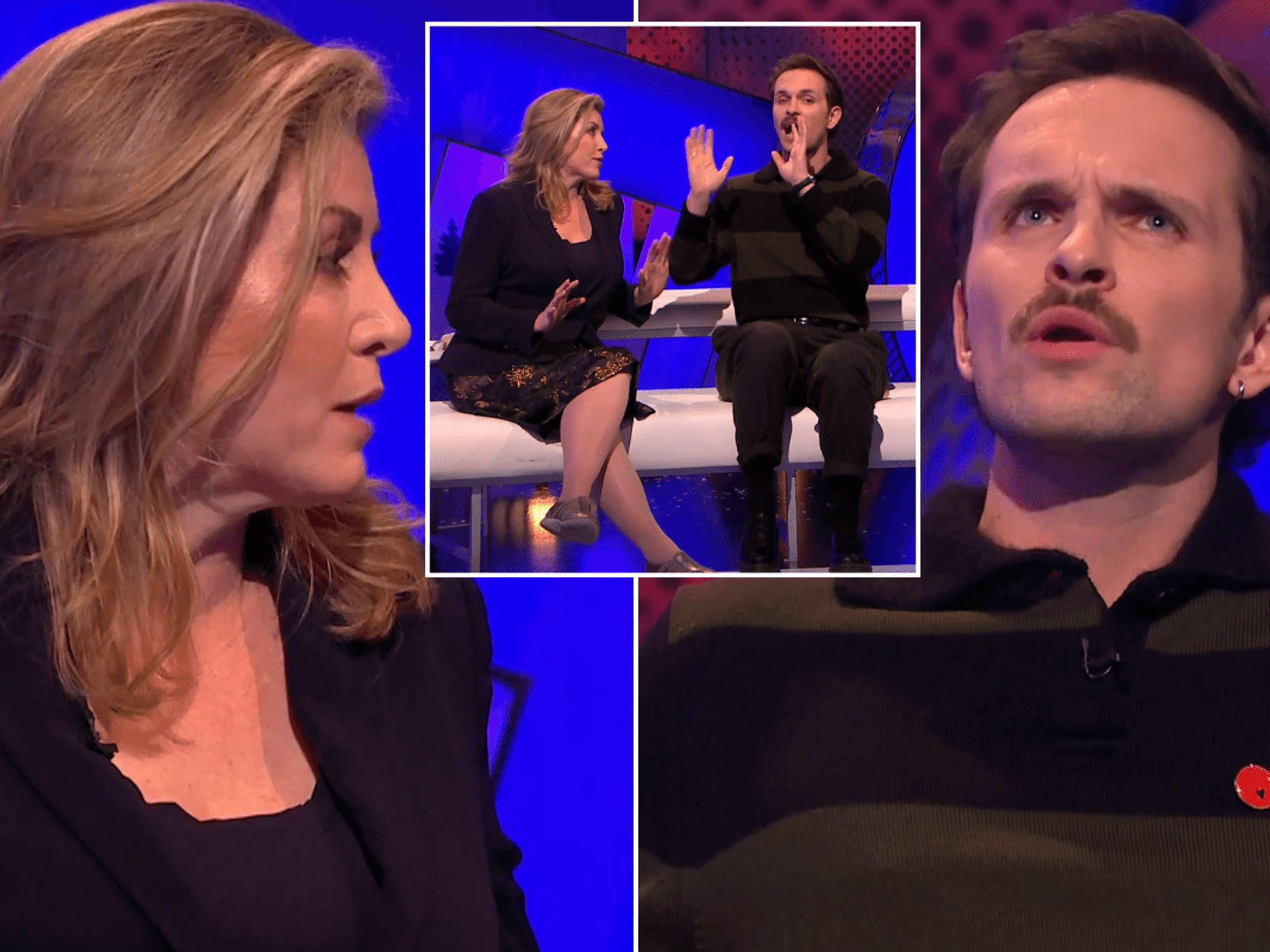 Penny Mordaunt in fiery clash with Channel 4 comedian as 'war-mongering' gag sparks heated on-air row