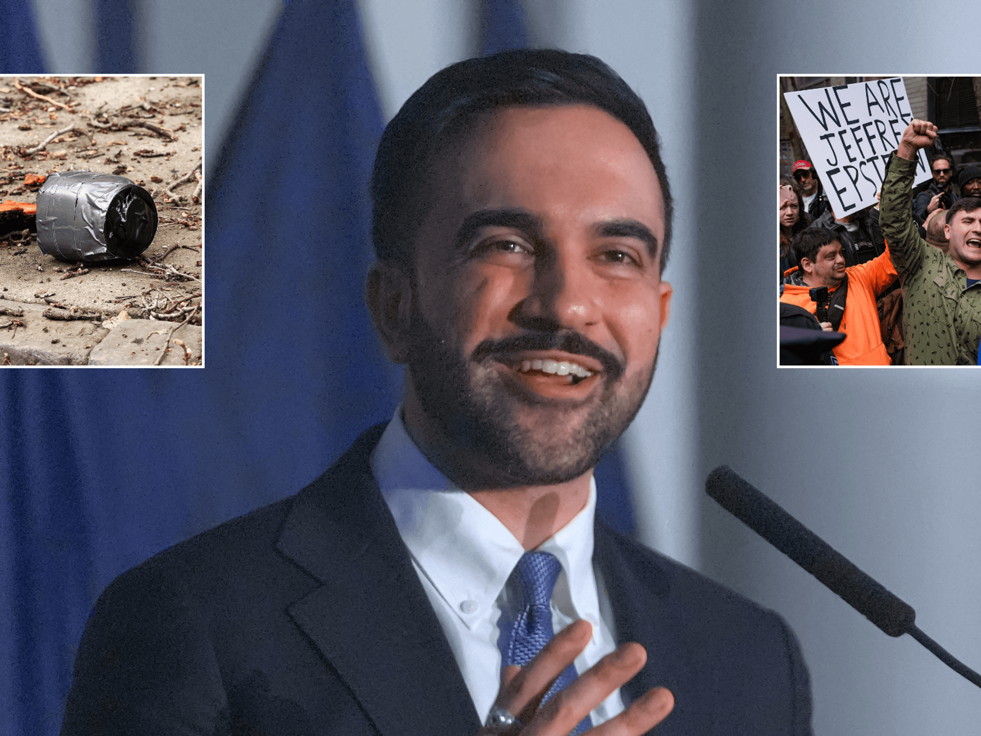 Two arrested after suspicious devices found outside Muslim New York Mayor's house