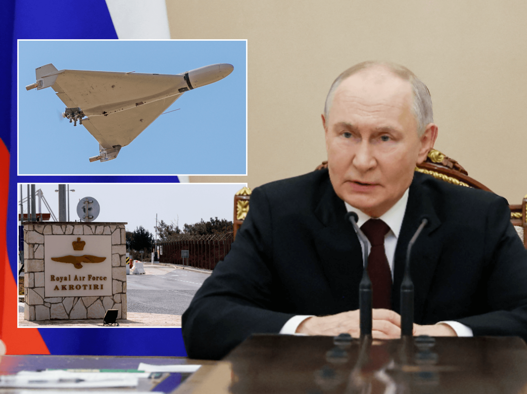 Russian technology discovered inside drone that targeted RAF base
