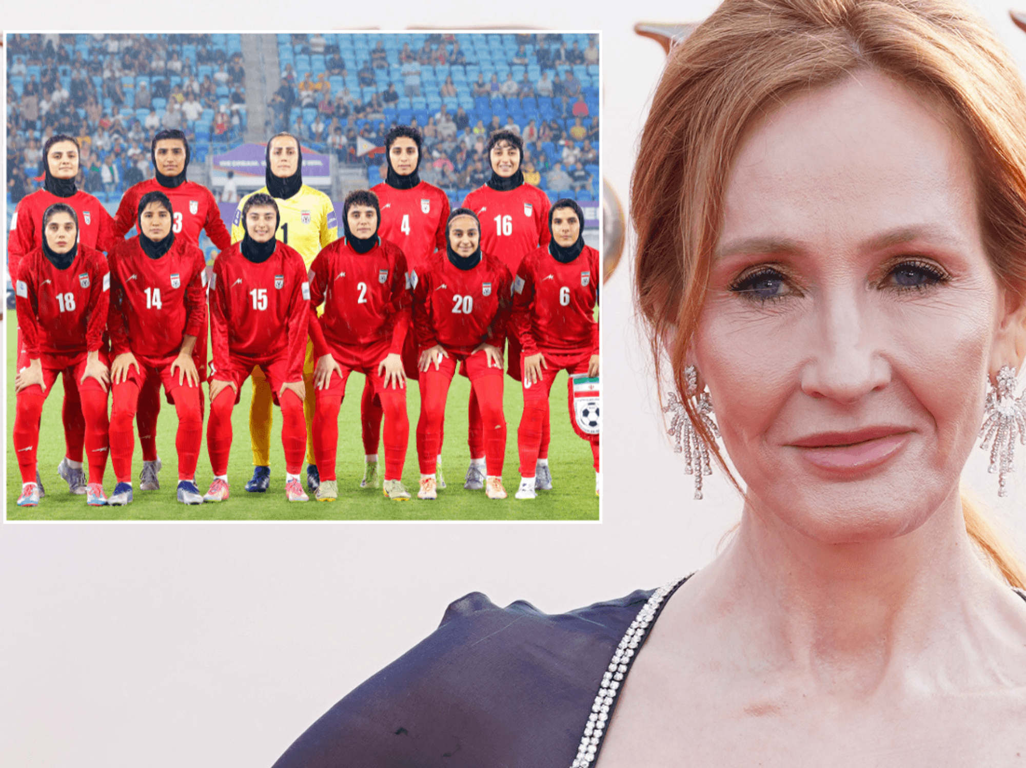 JK Rowling issues urgent plea after Iran women's football team prepare to return home amid nation...