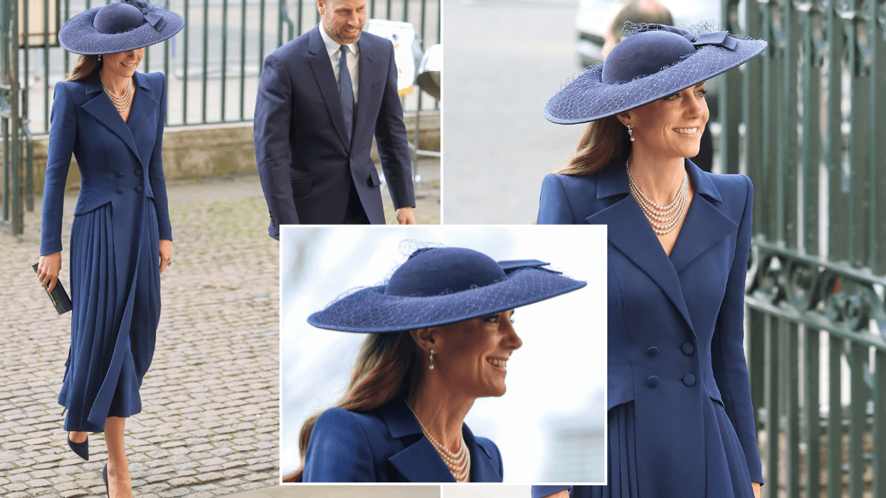 Princess of Wales dazzles in blue Catherine Walker dress at Commonwealth Day service