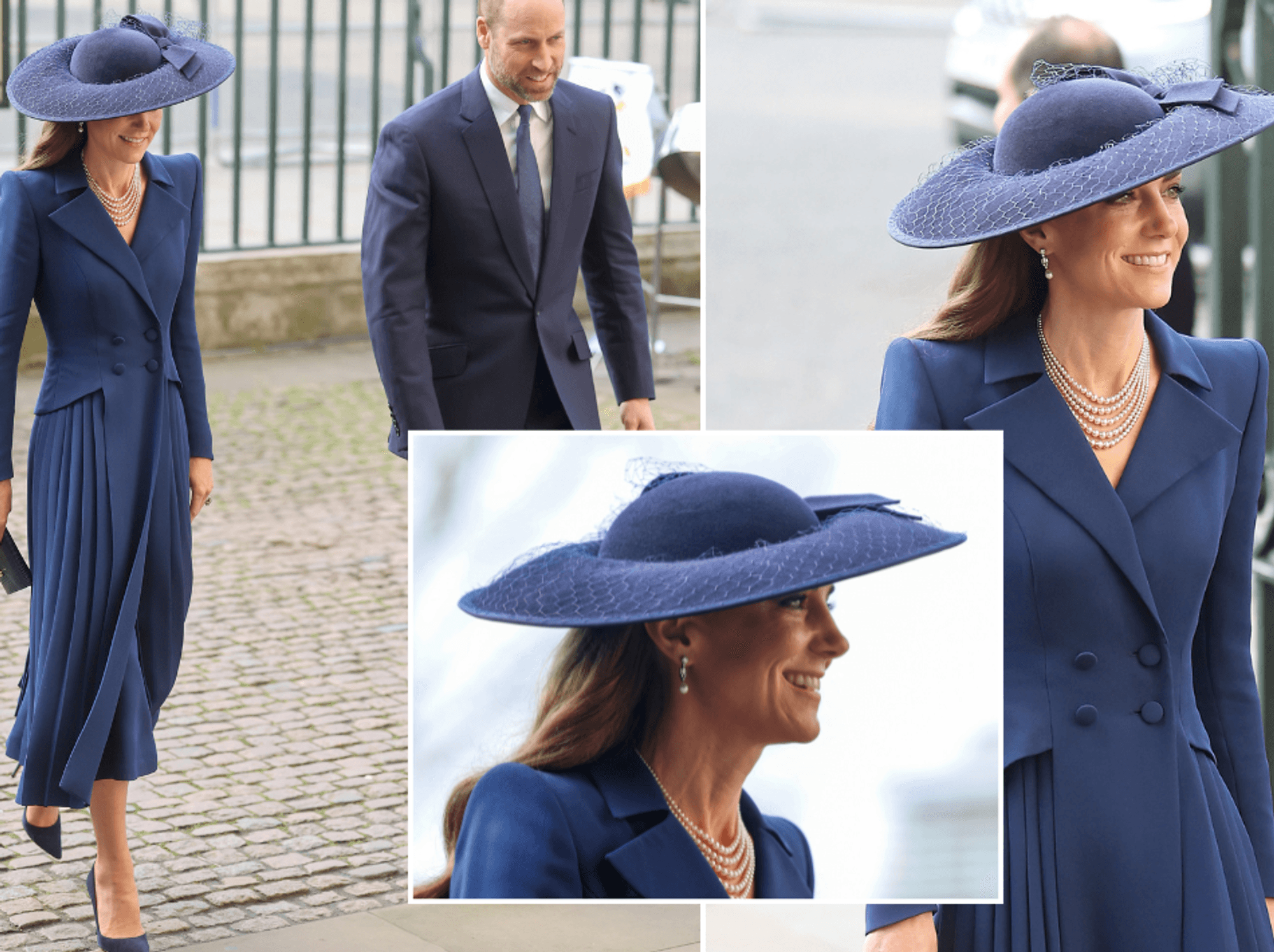 Princess of Wales dazzles in blue Catherine Walker dress at Commonwealth Day service