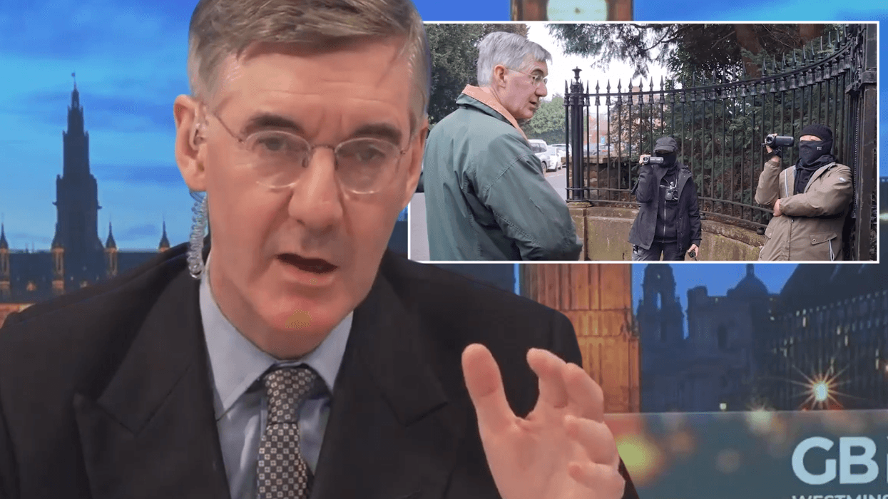 Jacob Rees-Mogg hits out on GB News after run-in with ‘cowardly’ masked protesters outside home