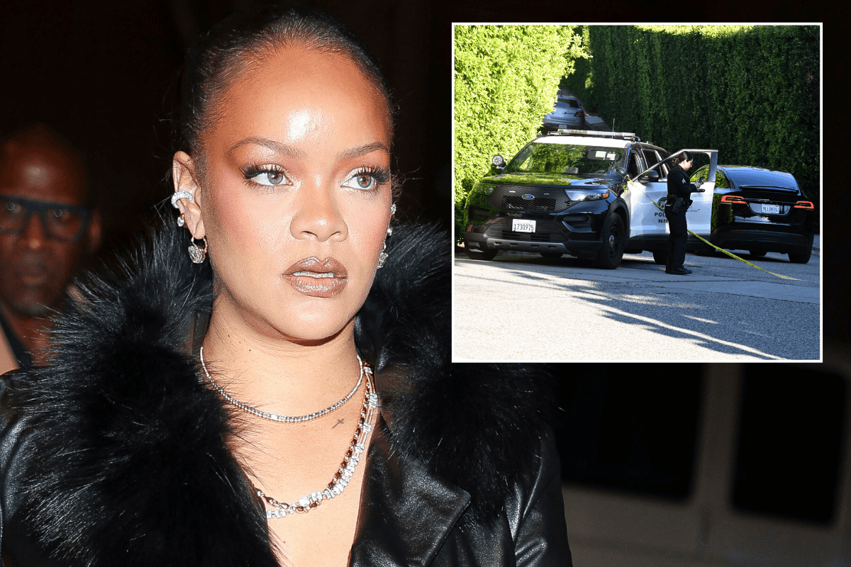 Rihanna leaves Los Angeles on private jet after woman who allegedly shot at singer's house is charged