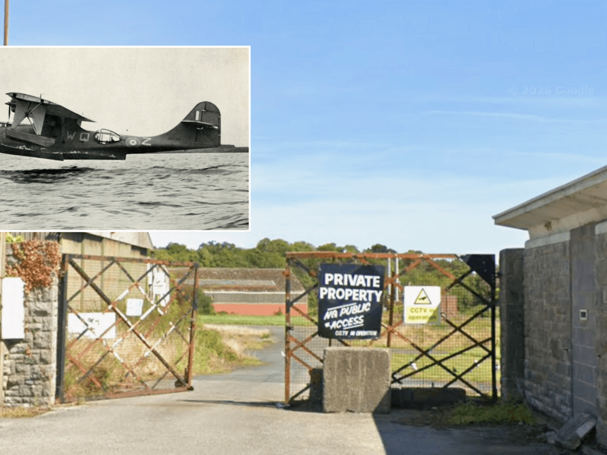 Secret World War Two aircraft site faces demolition over 'safety risk'