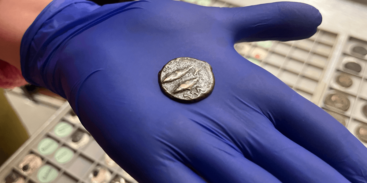 Archaeology breakthough as mystery of 2,000-year-old coin used to pay Leeds bus fare may finally be solved Archaeology breakthough as mystery of 2,000-year-old coin used to pay Leeds bus fare may finally be solved