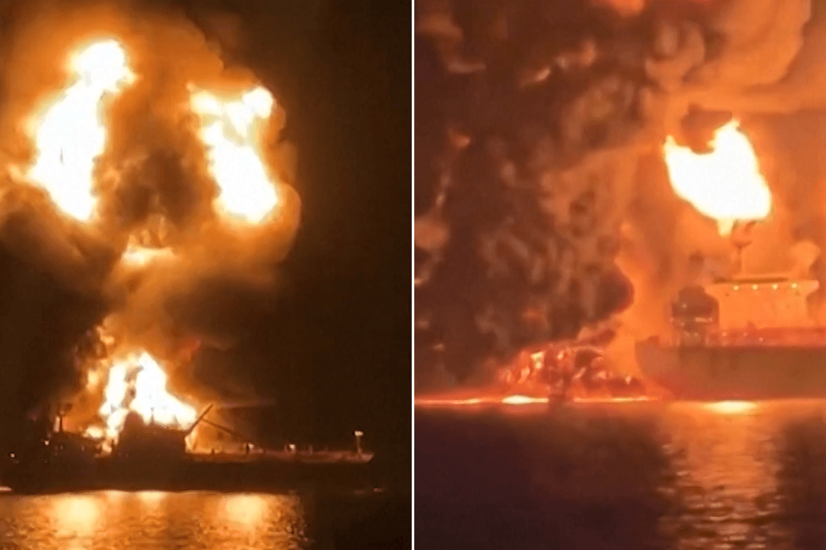 Oil surges past $100 once again as tankers burn in Gulf after deadly Iranian strikes