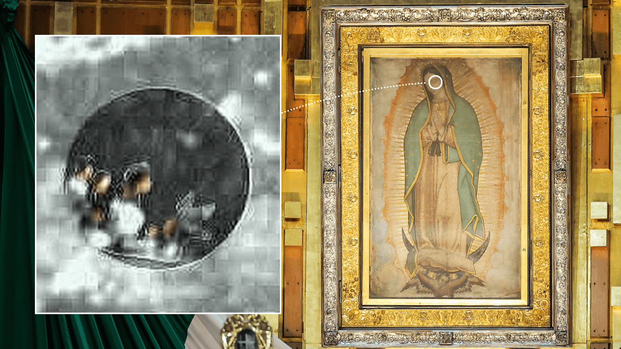 Church researchers discover 'impossible reflection' hidden inside holy relic of Virgin Mary