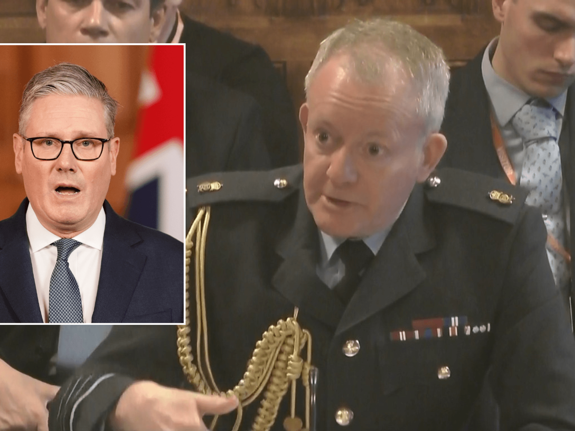 Keir Starmer clashes with defence chief over 'disastrous' failure to send warship to Iran