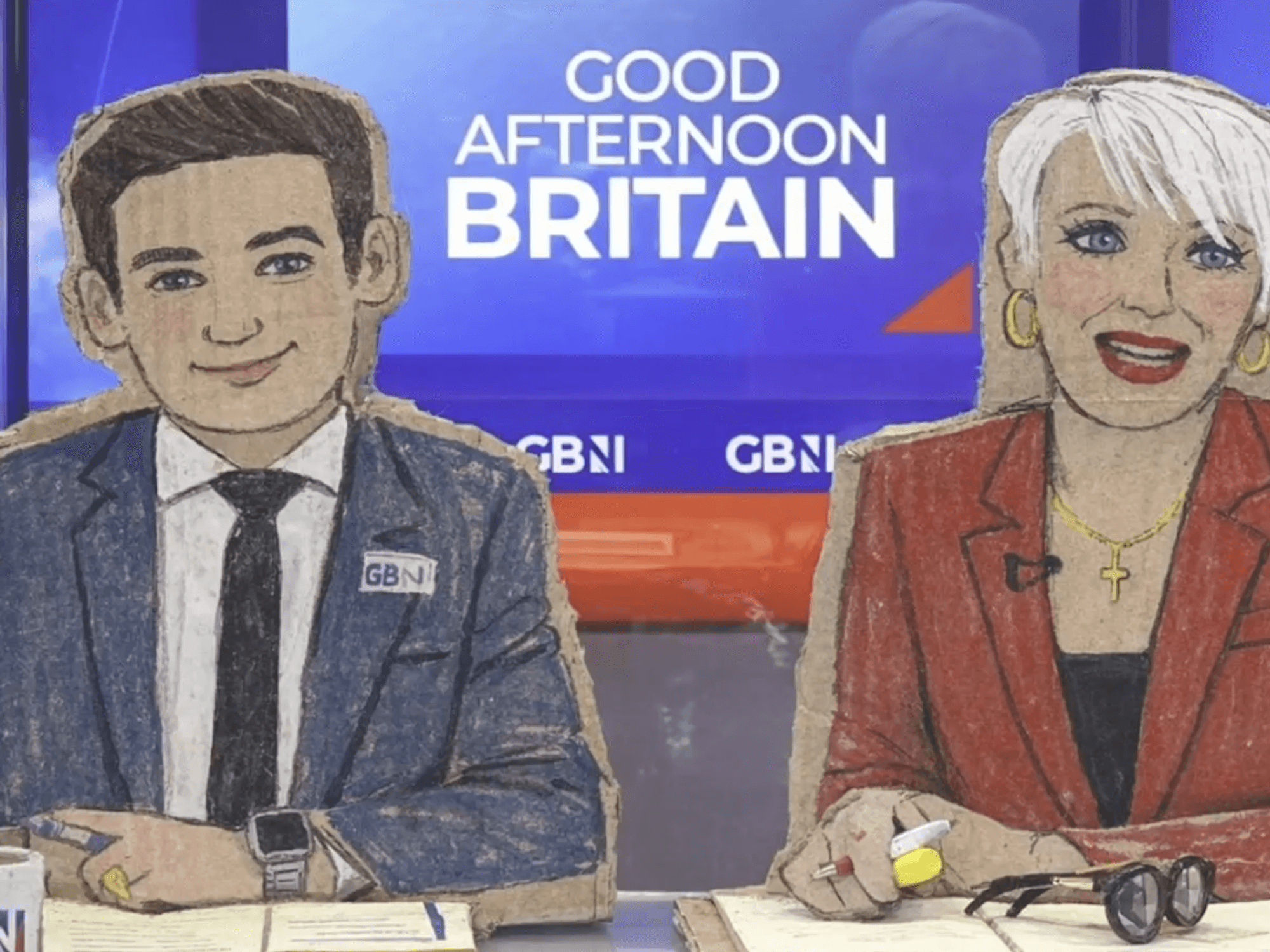 Watch hilarious moment Tom Harwood and Dawn Neesom mock new Ayatollah on GB News
