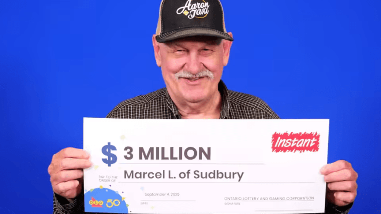 Retired Canadian taxi driver defies extraordinary odds by celebrating THIRD lottery win in a decade