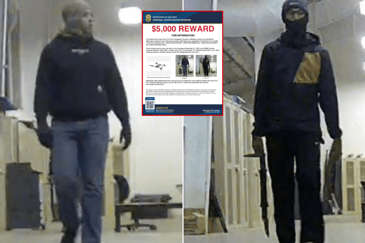 US Army hunting masked thieves who stole drones from base amid fears of Iran retaliation attack