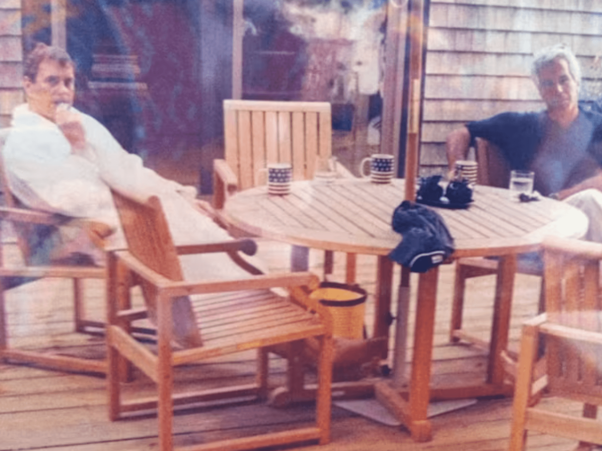 Andrew Mountbatten-Windsor, Lord Mandelson and Jeffrey Epstein's first known photograph together ...