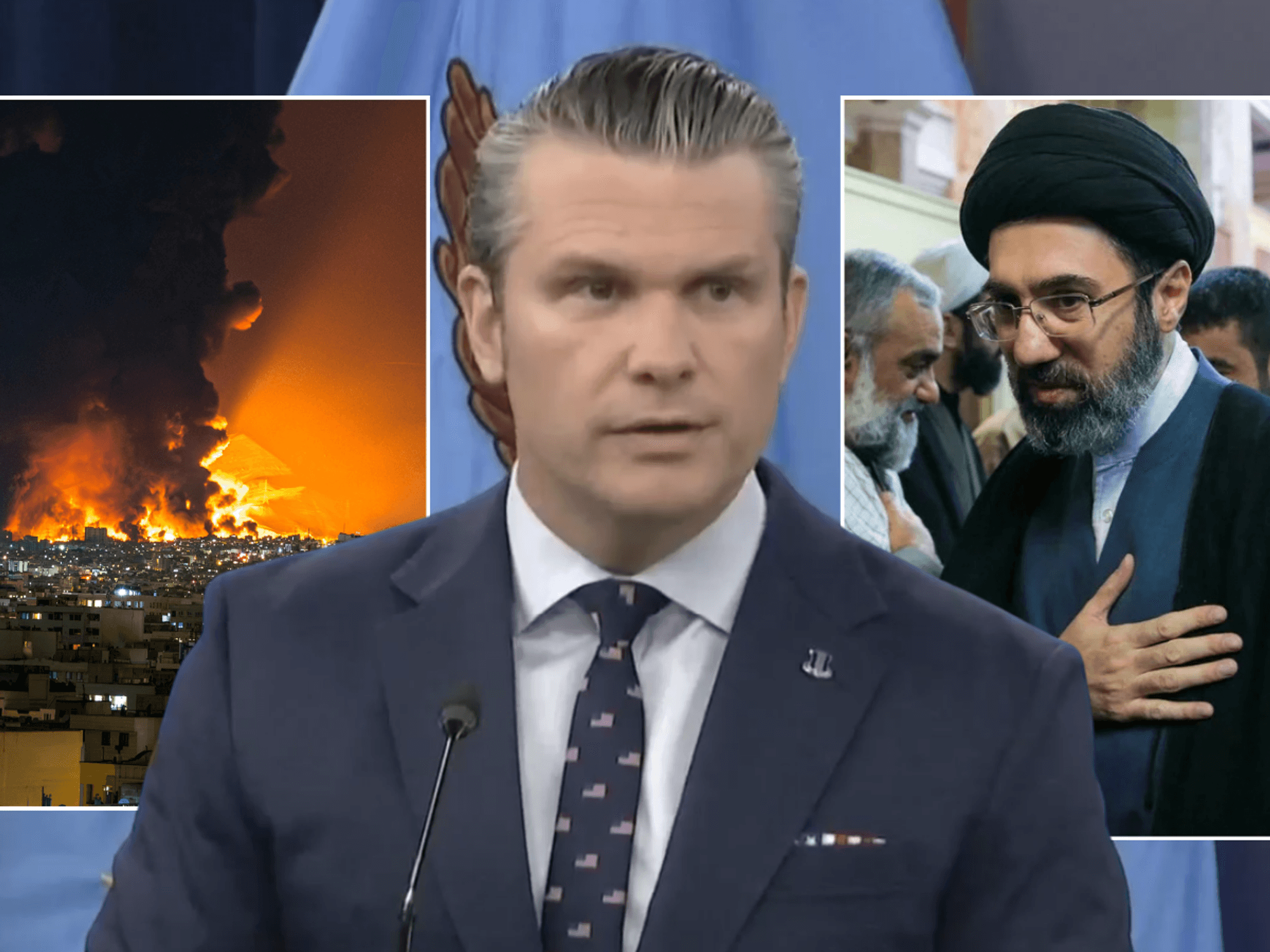 Pete Hegseth declares 'not-so-Supreme Leader' to be wounded and 'likely disfigured' after failure...