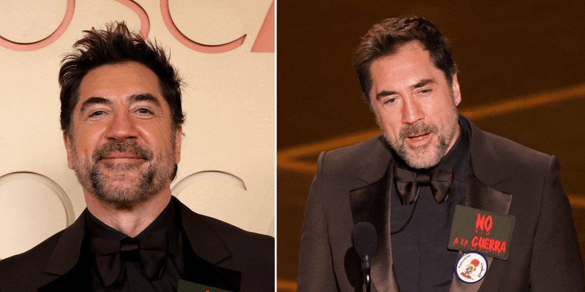 Javier Bardem pro-Palestine Oscars stunt slammed as ‘woke virtue-signalling’ by awards ceremony viewers Javier Bardem pro-Palestine Oscars stunt slammed as ‘woke virtue-signalling’ by awards ceremony viewers