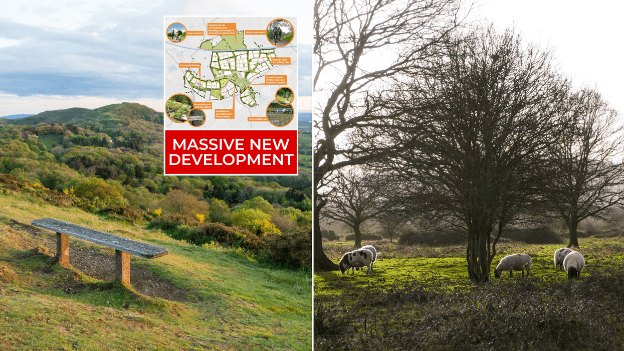 British beauty spot to be swamped by 3,500 new homes as locals rage at 'ludicrous' council plans