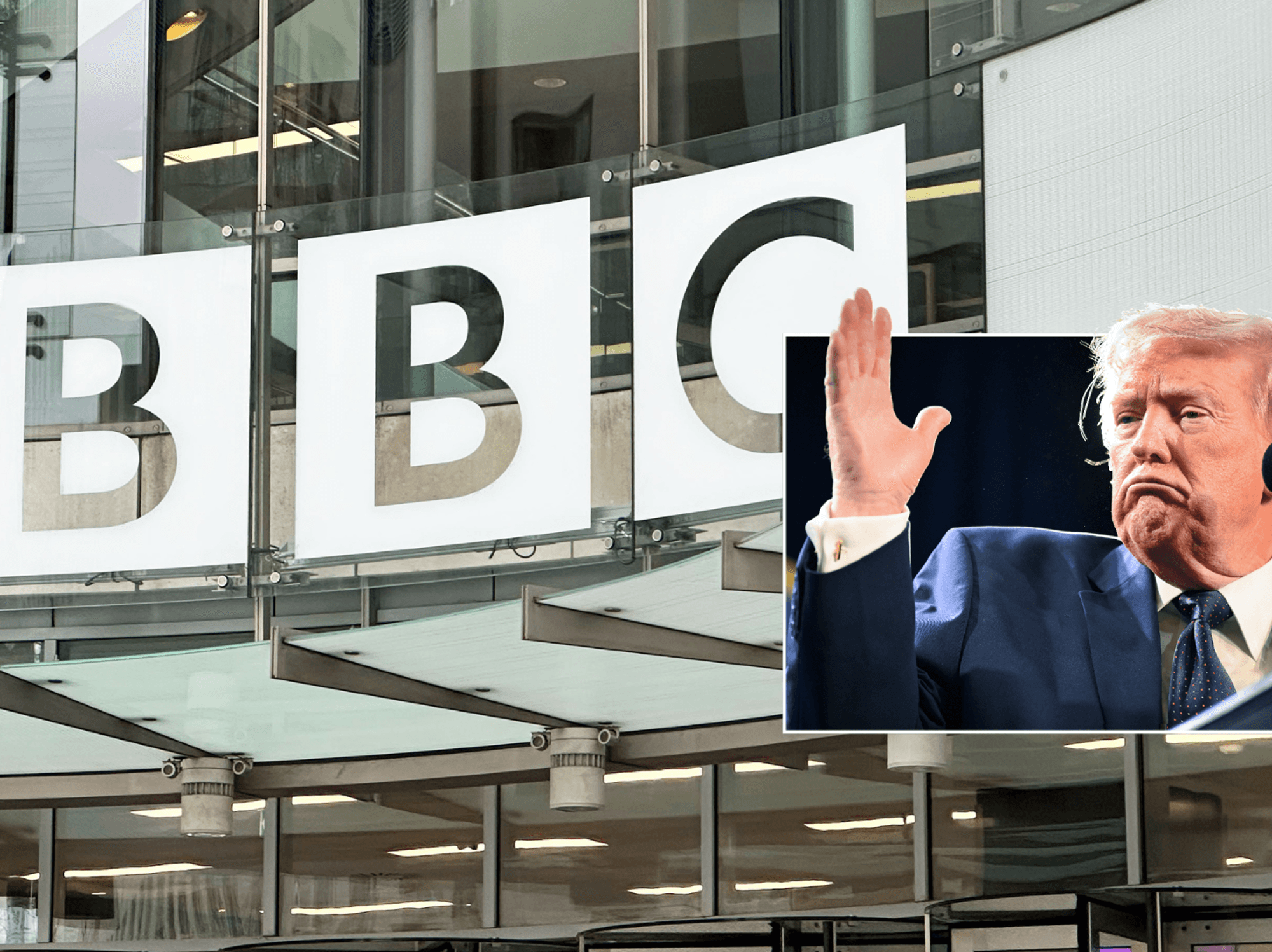 'Secretive' BBC refuses to reveal how much licence fee cash spent on fighting Donald Trump's $10b...