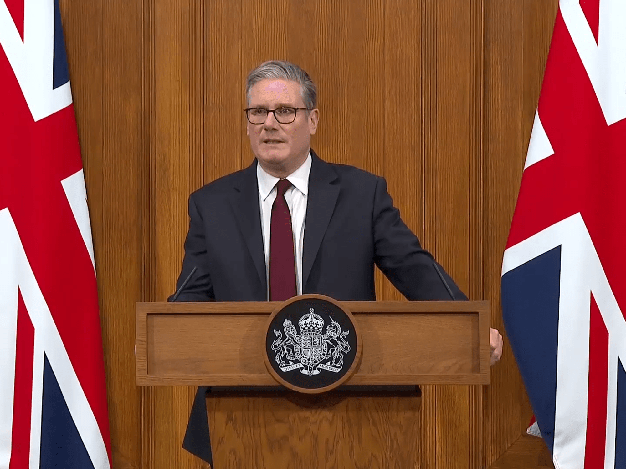 Keir Starmer declares ‘UK will not be drawn into wider war’ as he announces energy bill support f...