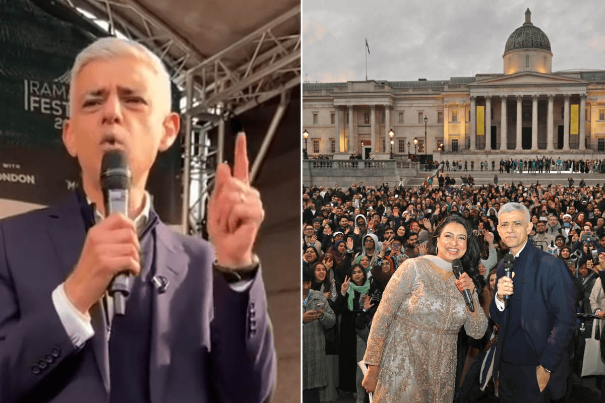 Sadiq Khan hails 'power of being Muslim' as he welcomes 'biggest iftar in the Western world' to Trafalgar Square