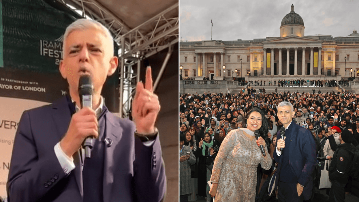 Sadiq Khan hails 'power of being Muslim' as he welcomes 'biggest iftar in the Western world' to Trafalgar Square