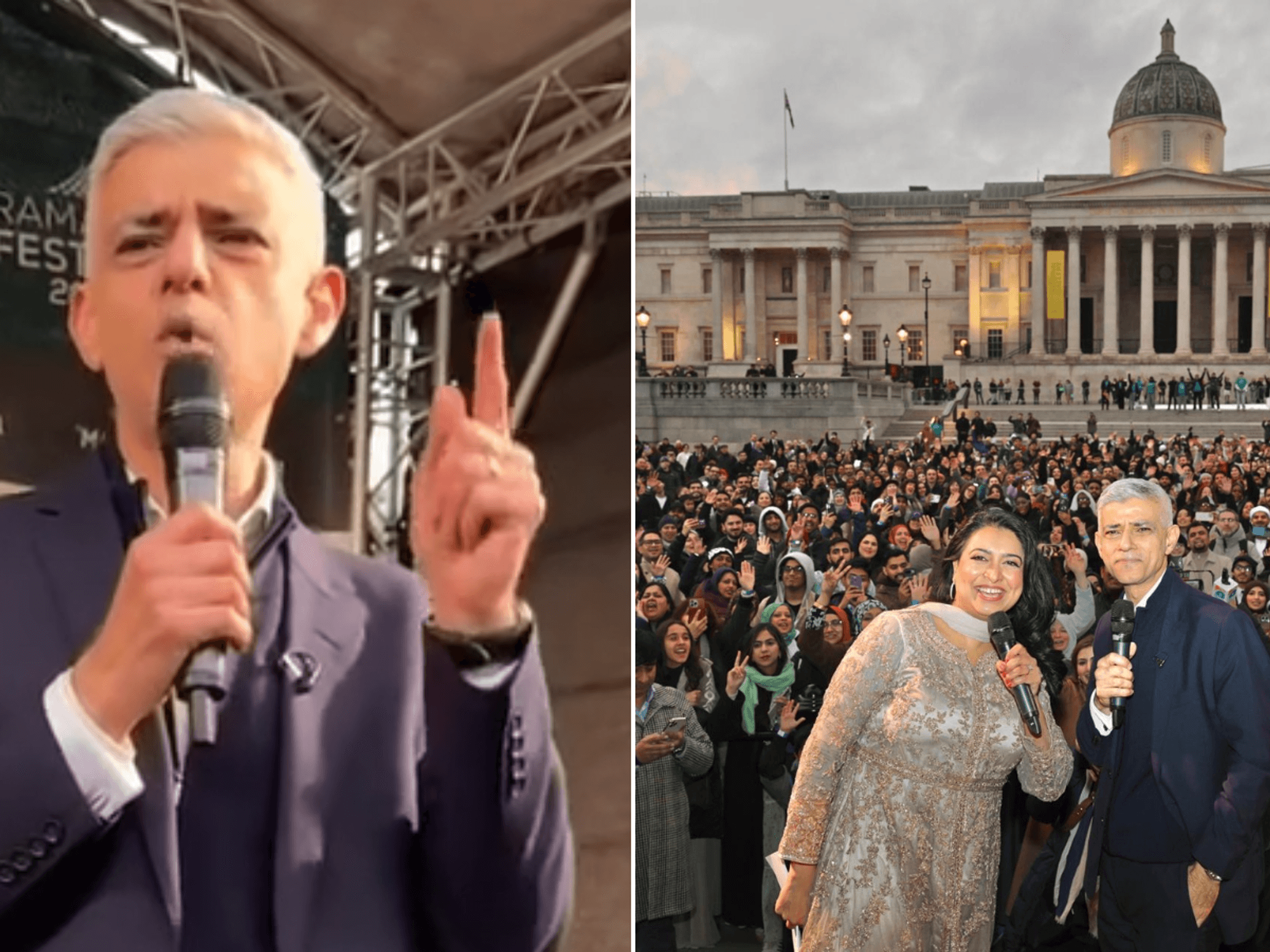 Sadiq Khan hails 'power of being Muslim' as he welcomes 'biggest iftar in the Western world' to T...