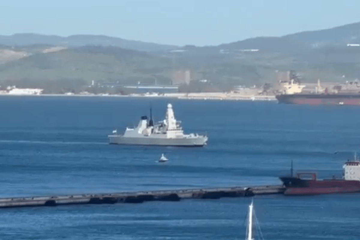 HMS Dragon arrives in Gibraltar entire week after being deployed to defend Cyprus