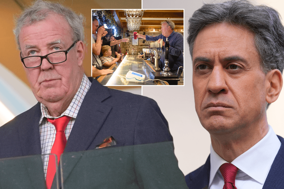 Jeremy Clarkson pulls no punches as he reveals whether he'll serve 'warm beer' in pub after Ed Miliband advice