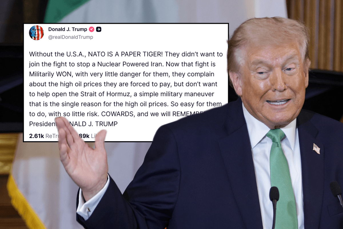 Donald Trump brands Nato 'COWARDS' as he slams 'unwilling' allies for not joining Iran war