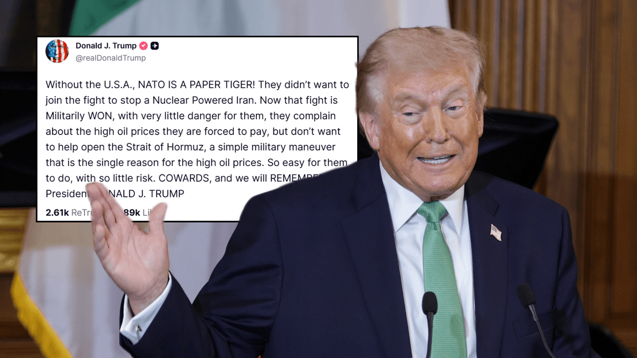 Donald Trump brands Nato 'COWARDS' as he slams 'unwilling' allies for not joining Iran war