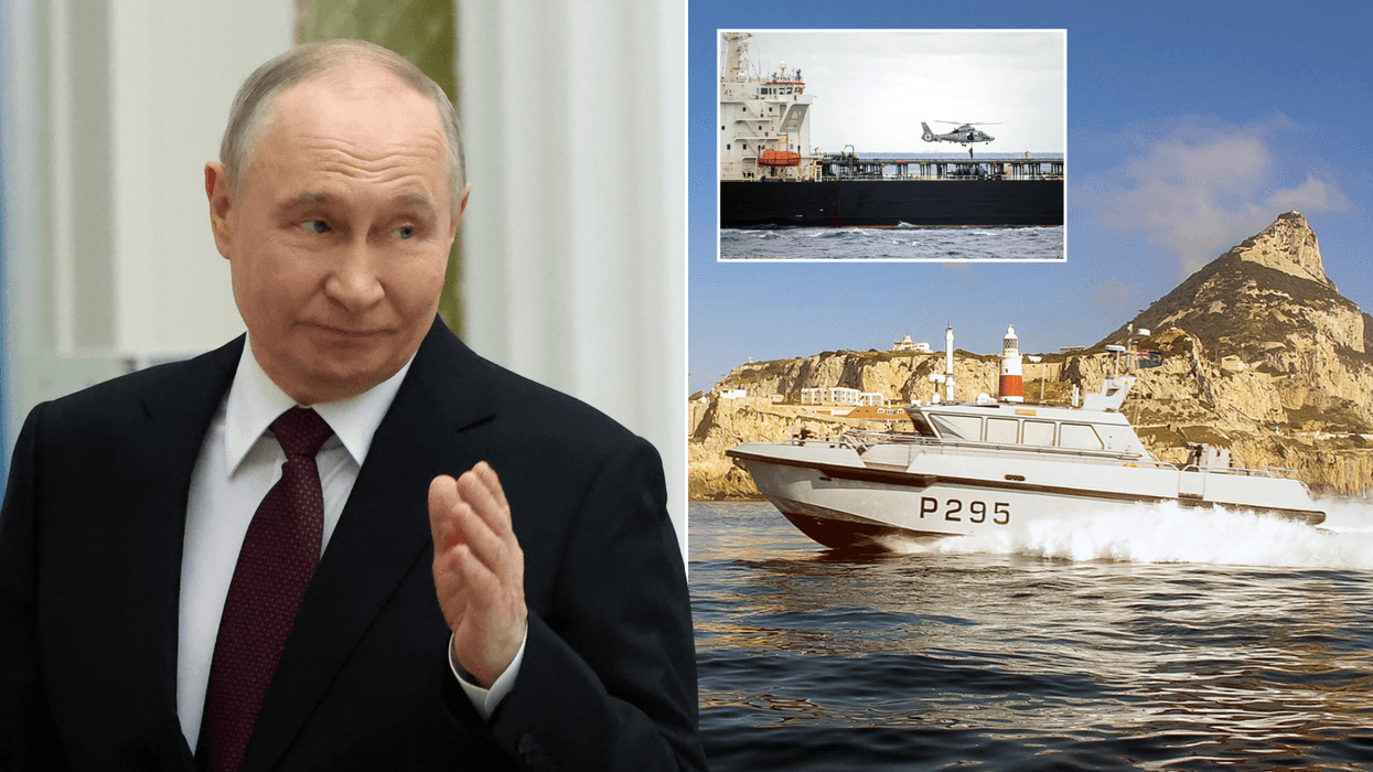 Royal Navy sends its smallest patrol boat to help seize hulking Russian mega-tanker