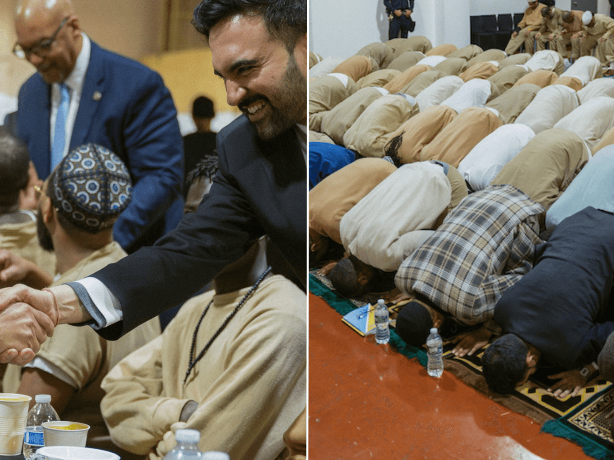 'Disgusting!' Zohran Mamdani breaks Ramadan fast with prisoners at notorious NYC jail while 'snub...