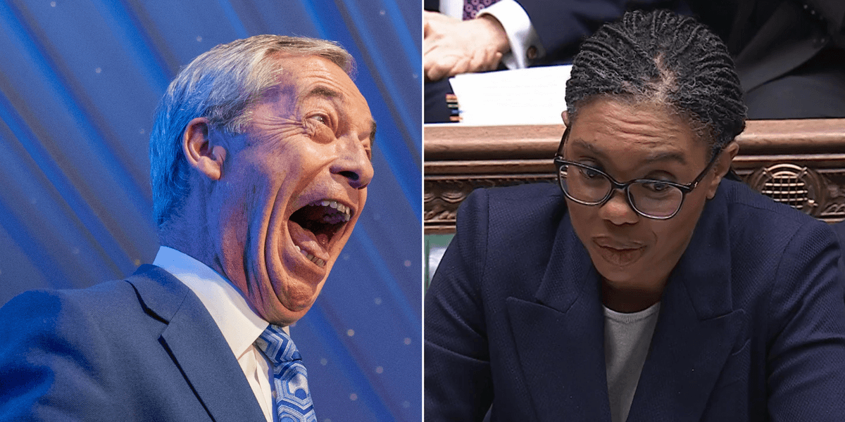 Nigel Farage accused of ‘running the Tory frontbench’ after Kemi Badenoch slammed as ‘weak’ Nigel Farage accused of ‘running the Tory frontbench’ after Kemi Badenoch slammed as ‘weak’