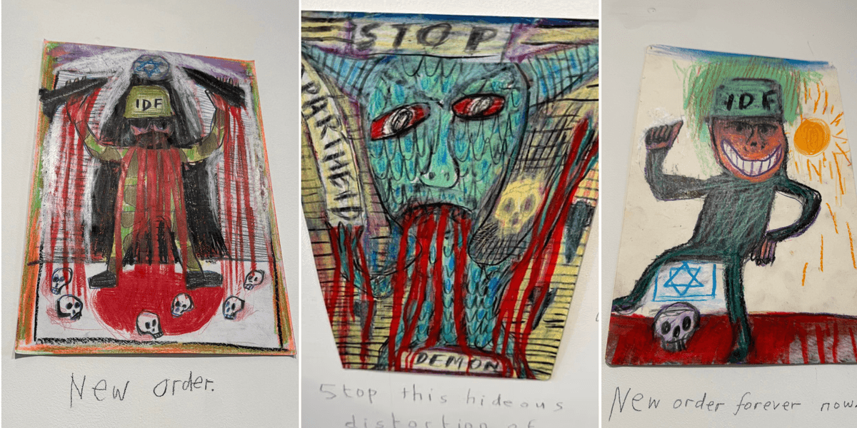 Labour council promotes art exhibition ‘targeting Zionism’ that shows Jews eating babies Labour council promotes art exhibition ‘targeting Zionism’ that shows Jews eating babies