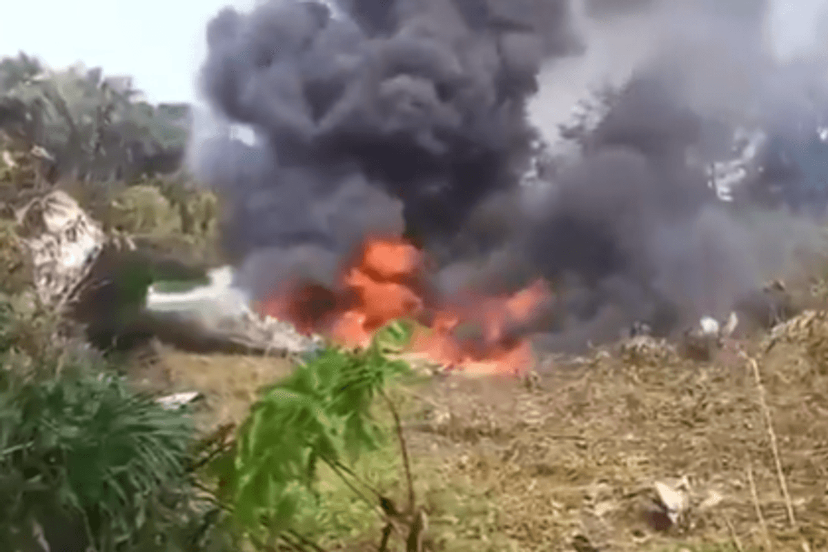 Colombian Air Force plane crashes with 110 soldiers onboard prompting huge emergency response