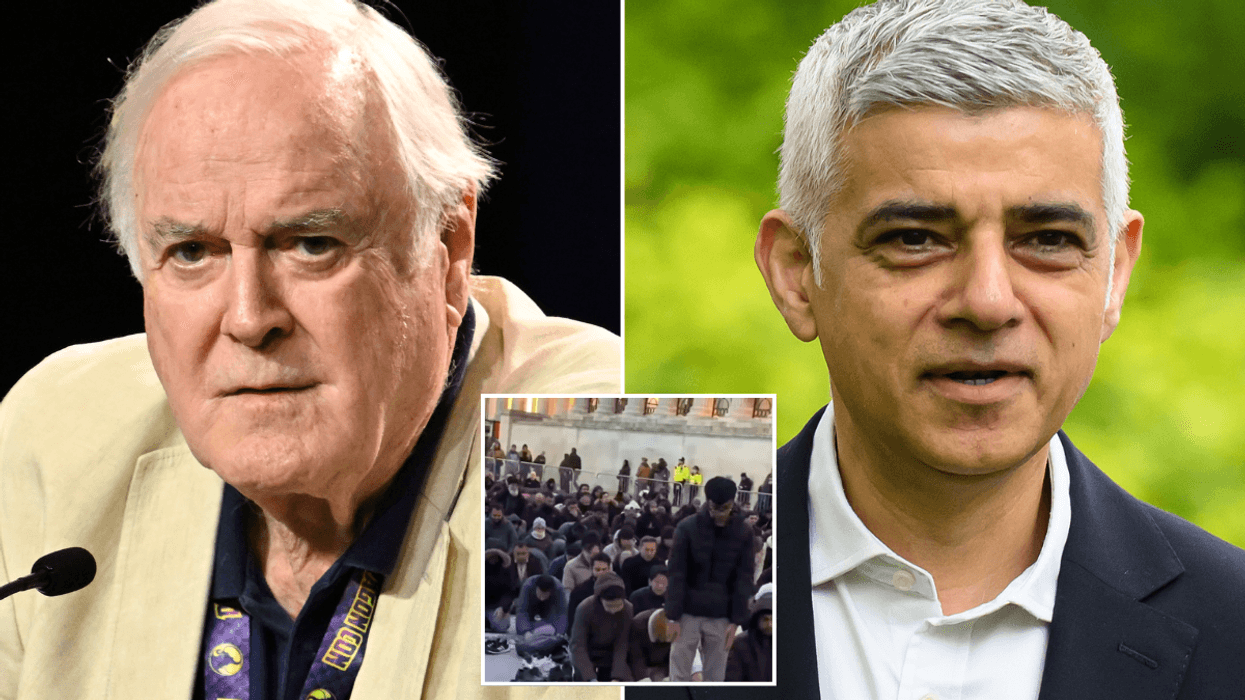 John Cleese hits out at 'silly little man' Sadiq Khan over Trafalgar Square iftar defence