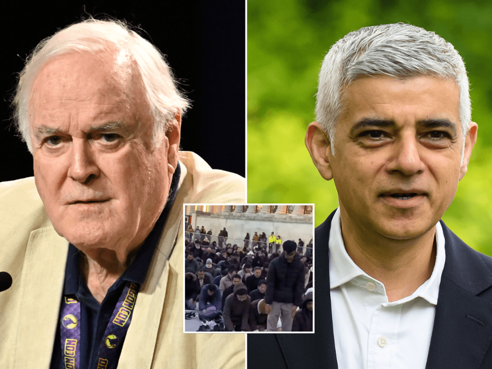 John Cleese hits out at 'silly little man' Sadiq Khan over Trafalgar Square iftar defence