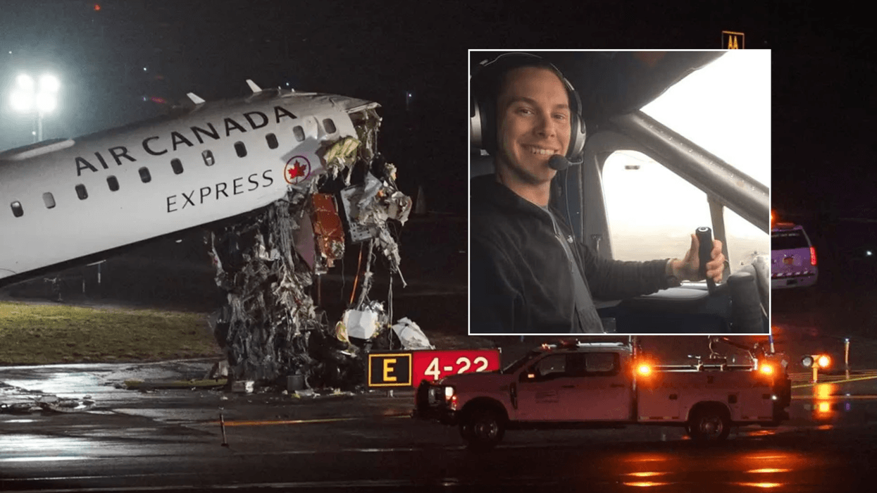 Air Canada pilot 'saved passengers' lives' with quick reflexes in New York airport crash