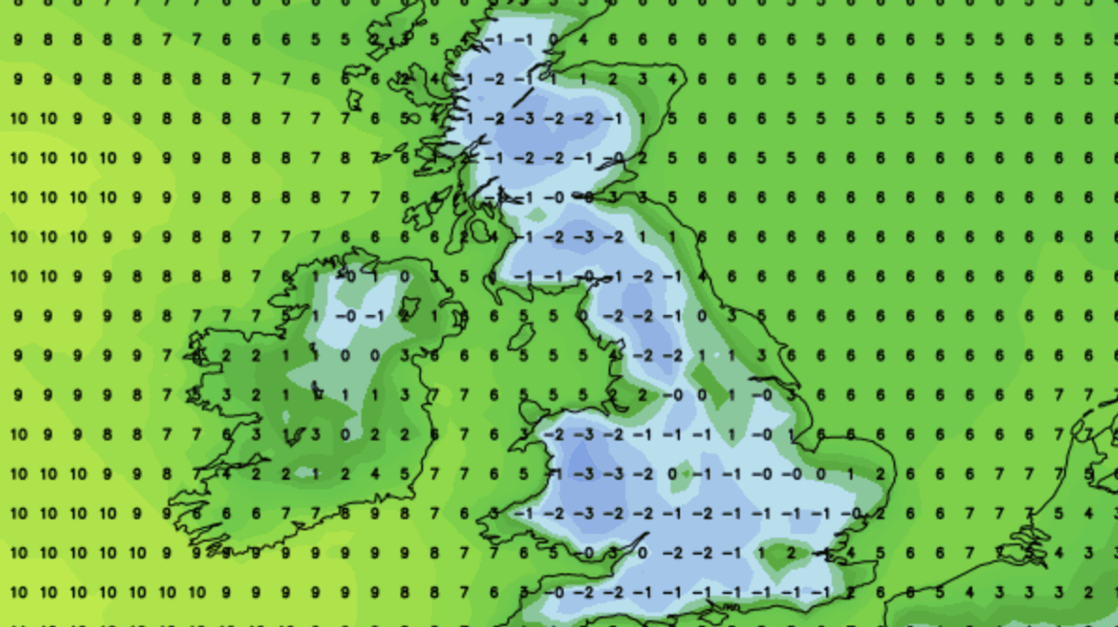 Frost, hail and snow to hit parts of Britain this week as temperatures dip to below minus