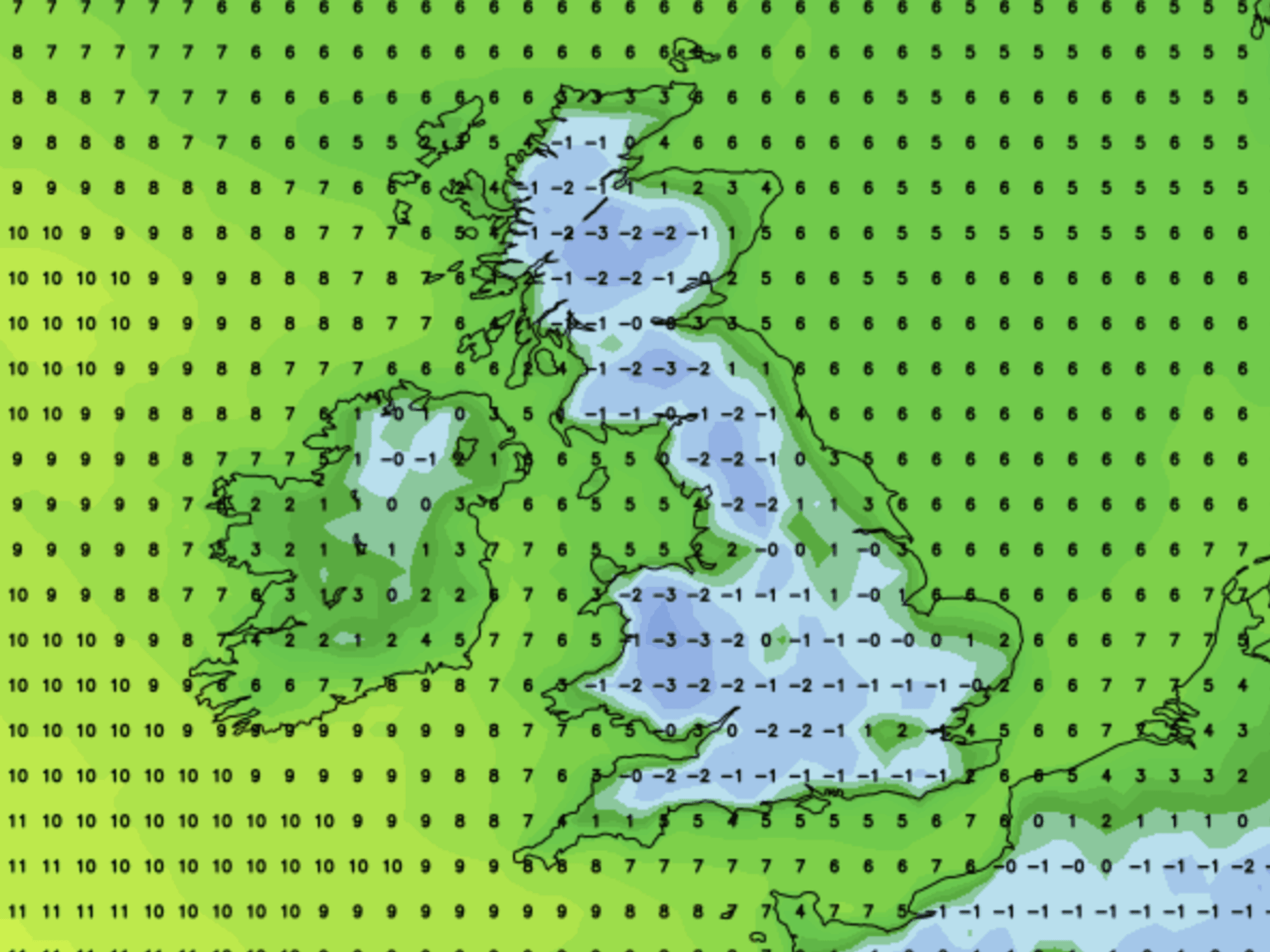 Frost, hail and snow to hit parts of Britain this week as temperatures dip to below minus