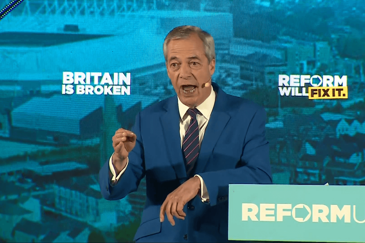 Nigel Farage launches Reform UK's local election campaign: 'A referendum on Keir Starmer's premiership!'