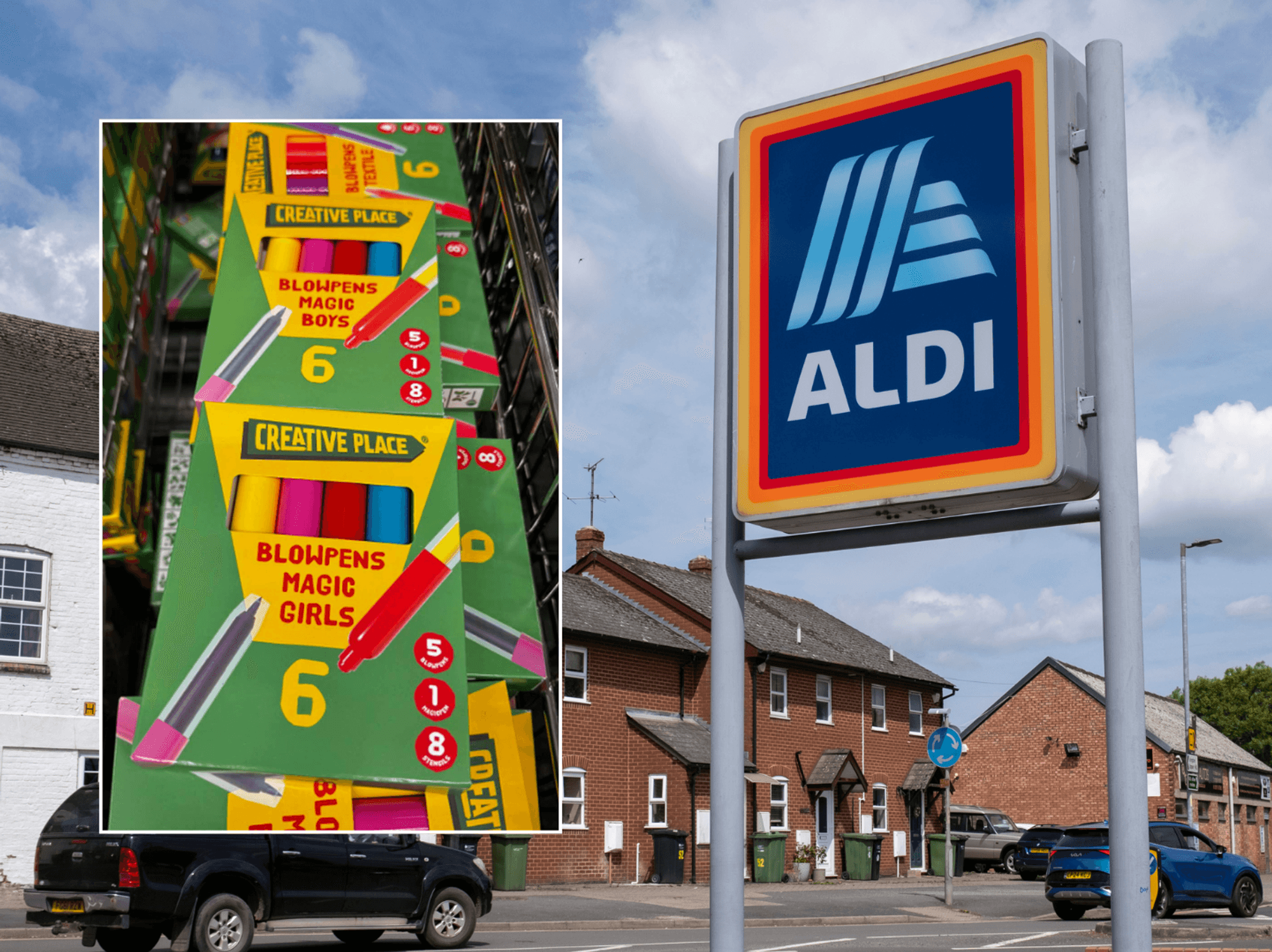 Aldi customers fume after supermarket giants 'hit a nerve' with gendered pens