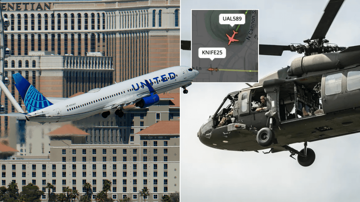 Boeing jumbo jet almost smashes into US military helicopter in yet another terrifying near-miss
