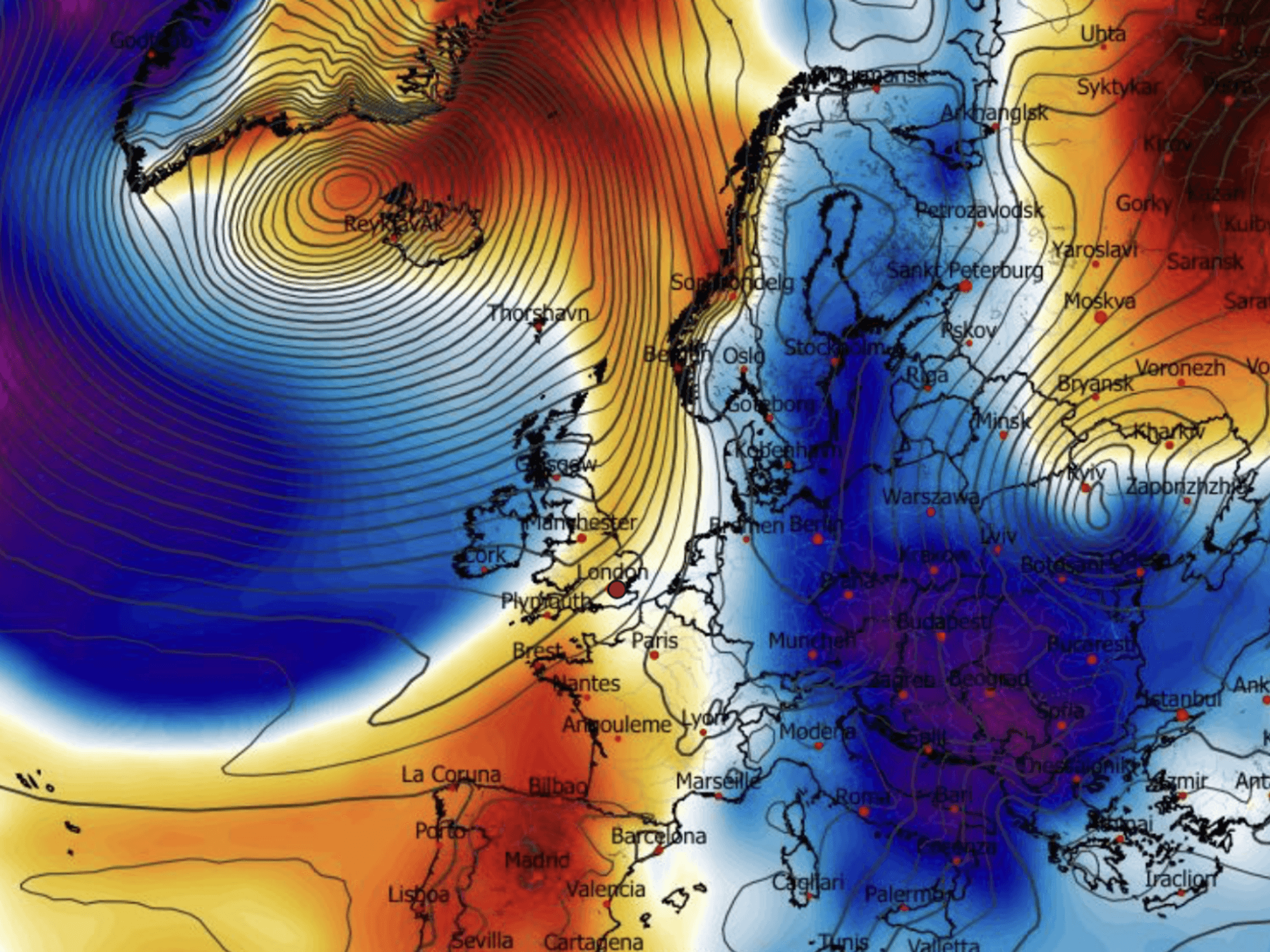 Bitter chill sweeps Britain as 'amplified' jet stream brings weekend of sub-zero temperatures