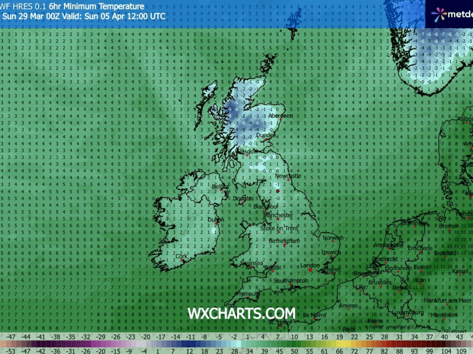UK weather: Cold plunge set to continue into next month as parts of Britain to see temperatures a...
