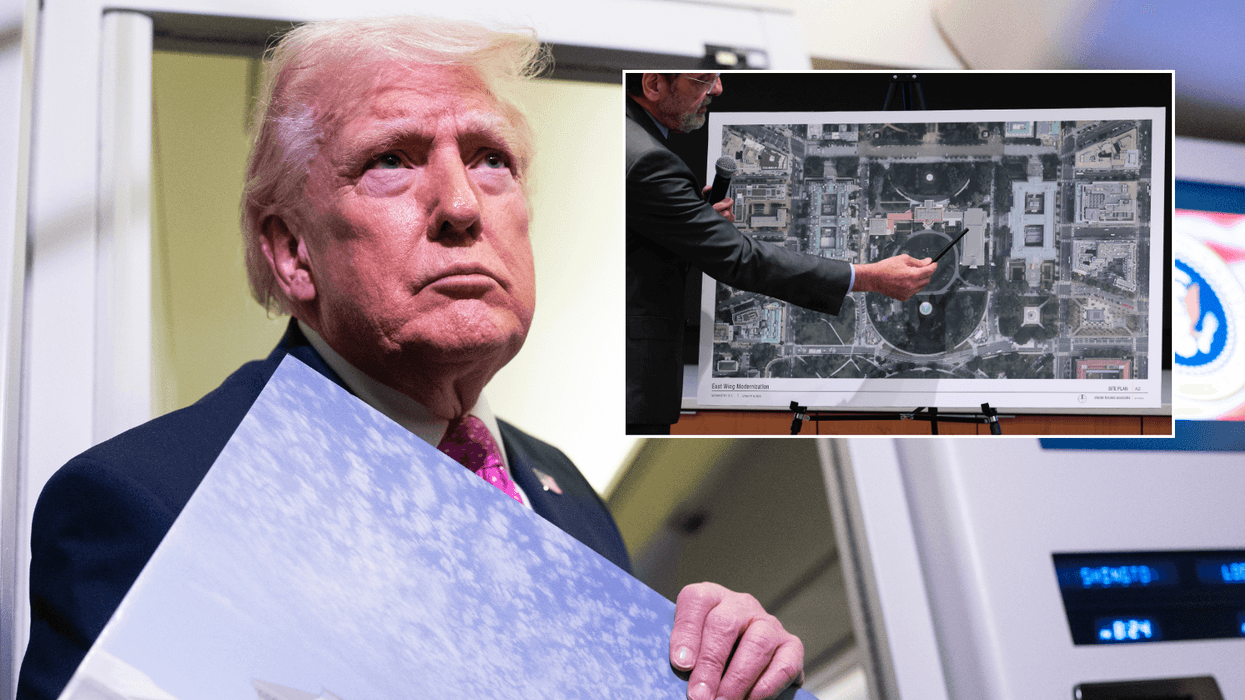 Donald Trump building 'massive' drone-proof military bunker beneath White House