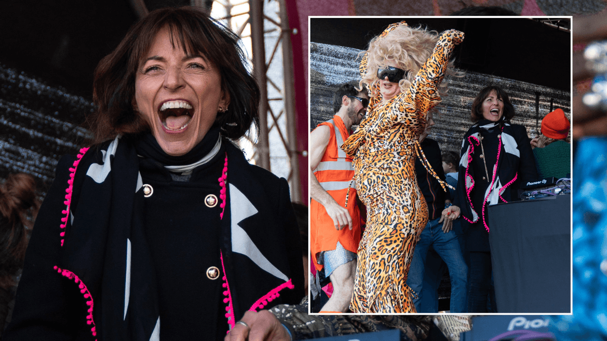 Davina McCall sparks uproar as she's pictured at 'anti far-right' march in London: 'Performative NONSENSE!'