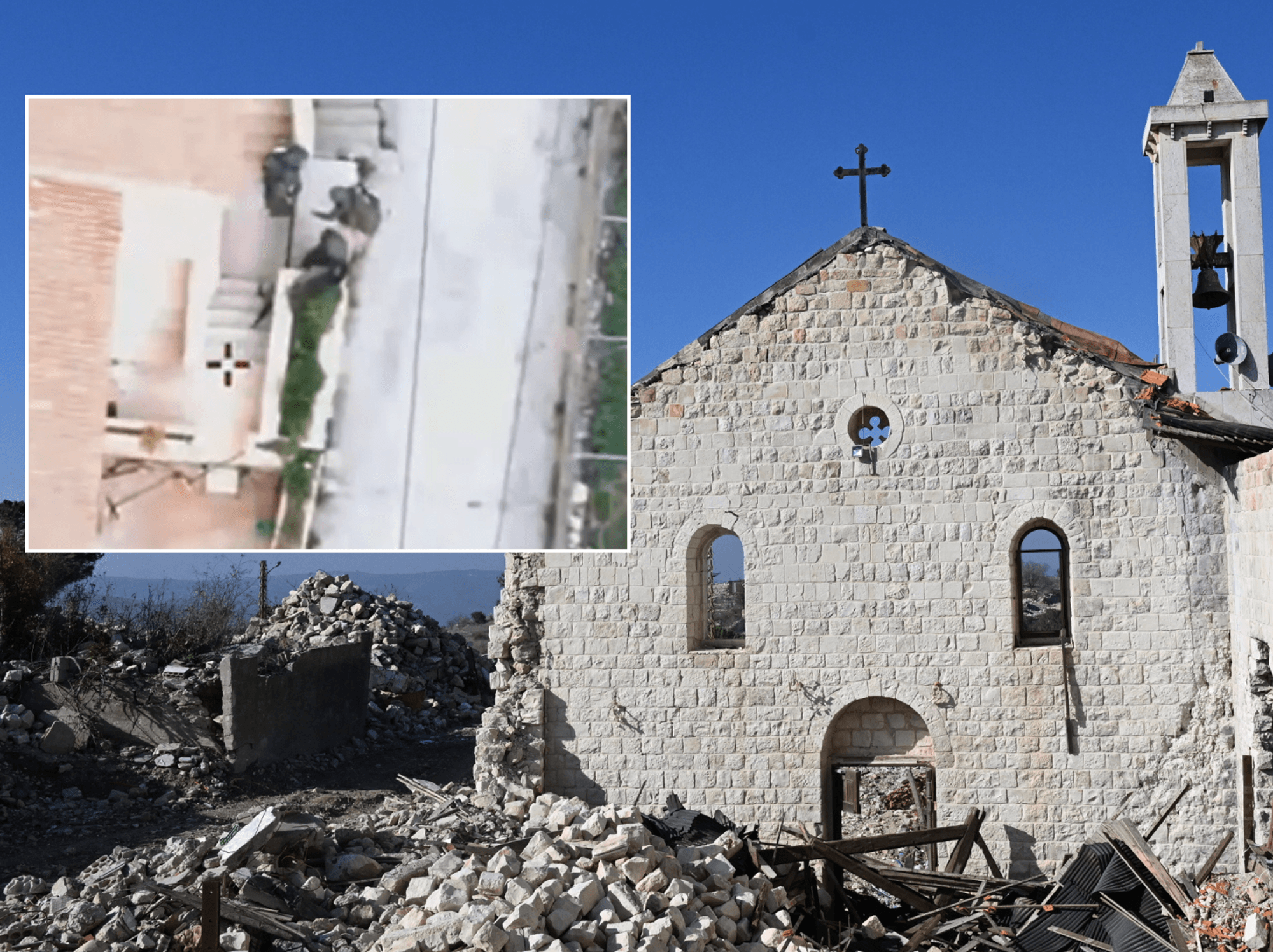 Hezbollah accused of using Christian village as 'human shield' with site used to launch rockets a...